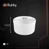 Ramekin - hőálló tál 6 db Ruhhy, fehér