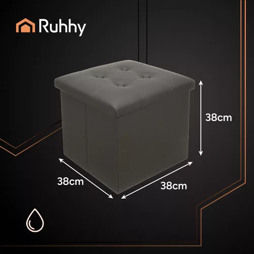 Összecsukható puff szürke Ruhhy 25780
