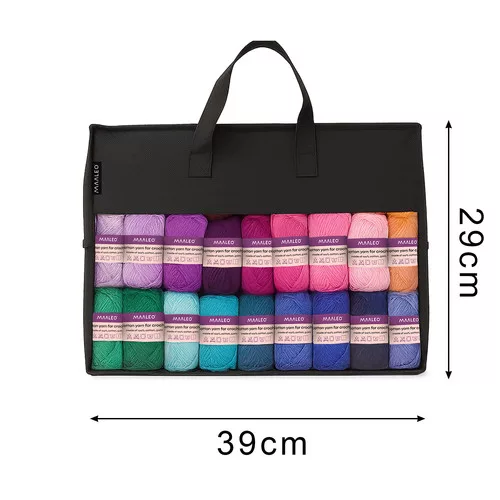 Maaleo XXL horgolókészlet 113 elemmel, utazótáskával
