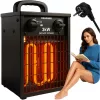 Kaminer elektromos Fűtőberendezés 3000W - Fekete