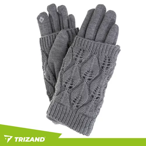 R26073 Érintőképernyős kesztyűk - Szürke Trizand