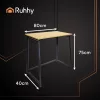 Ruhhy összecsukható íróasztal, ipari formatervezés, 6,75 kg, 30x60cm, fa színű