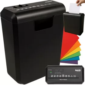   Iratmegsemmisítő, IZOXIS 10L P-2, csendes, 10L kapacitás, 30.5x15.5x31.5cm