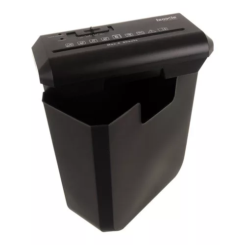 Iratmegsemmisítő, IZOXIS 10L P-2, csendes, 10L kapacitás, 30.5x15.5x31.5cm