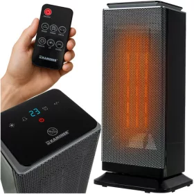   2000 W-os elektromos ventilátoros fűtőtest, állítható termosztát, időzítő, távirányító, hideg levegő funkció