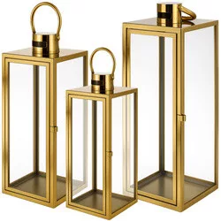 Arany lámpások 38/49/63cm 3db Ruhhy 26476