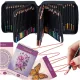 Set de 120 creioane colorate, caiet de schițe, carte de colorat, cutie de depozitare cu fermoar