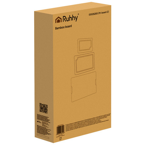 Bambusz vágódeszka - 3 db állvánnyal