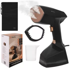   Gőzölős vasaló, fekete ruhákhoz, 2000W, 360 ml kapacitás, 3 szint, kijelző, automata kikapcsolás
