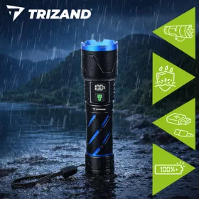 800 lumenes Trizand 26950 taktikai zseblámpa