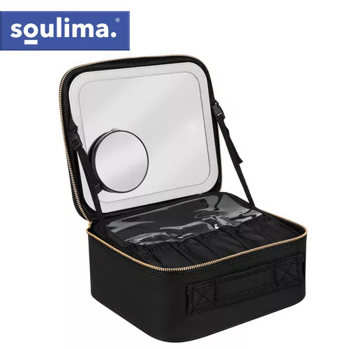 Soulima 27236 LED-es kozmetikai táska tükörrel