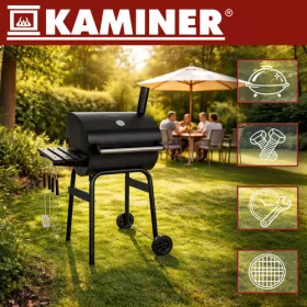 Kerti grillsütő fedéllel 82x51x117cm Kaminer