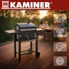 Kerti grill fedővel 105x110x50cm Kaminer