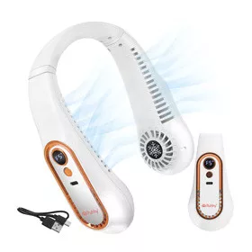   Nyakventilátor, mini hordozható vezeték nélküli hűtőventilátor USB-C csatlakozóval