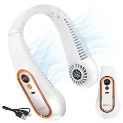 Nyakventilátor, mini hordozható vezeték nélküli hűtőventilátor USB-C csatlakozóval