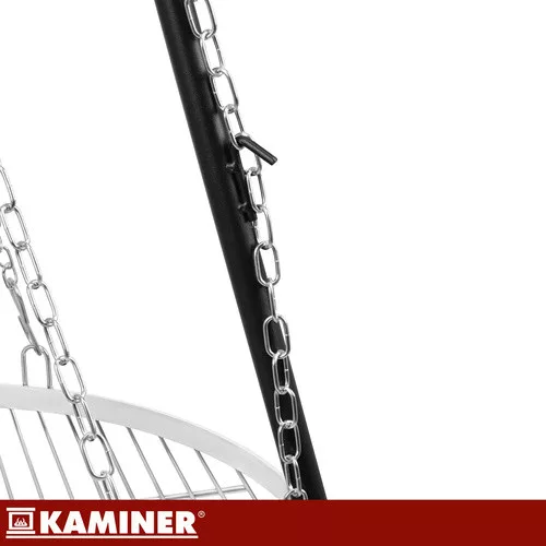 Állványos kerti grill 167x58cm Kaminer