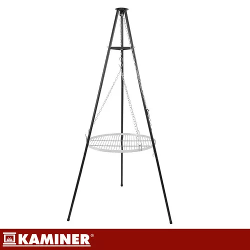 Állványos kerti grill 167x58cm Kaminer