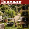 Kaminer 190x70cm állványos kerti grill