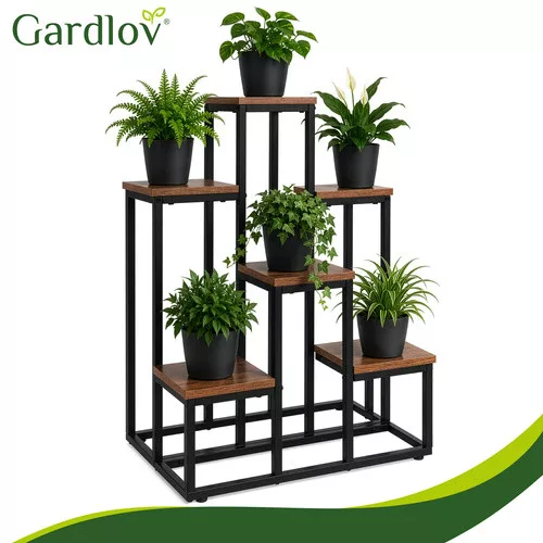 Gardlov álló virágtartó 67 cm - 6 polc