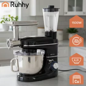 Ruhhy 2200W-os bolygóműves konyhai robotgép turmixgéppel