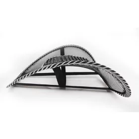   Suportul Terapeutic Lombar, Malatec, Pentru Scaun de Birou, Corecteaza Postura, 40x39cm, Metal, Negru
