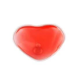   Incalzitor instant pentru maini, forma de inima, dimensiune 8,5 x 9 cm, refolosibil Rosu
