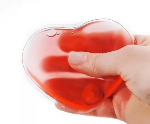Kézmelegítő szív alakú