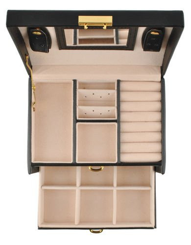 ékszeres doboz - fekete