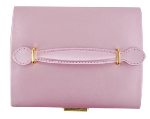 ékszeres doboz - rózsaszín 17,5x13,8x13,5 cm