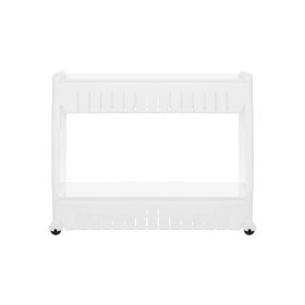 Mobil konyhai polc kerekeken, fehér