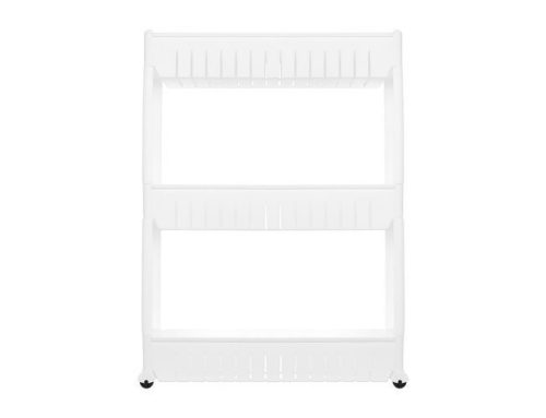 Mobil konyhai polc kerekeken, fehér