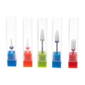   Kerámia körömcsiszoló fej készlet, elektromos körömreszelőhöz - 5 különböző fejjel