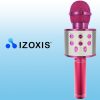 Karaoke mikrofon hangszóróval - rózsaszín Izoxis 22191