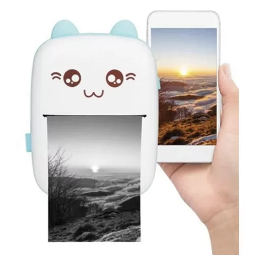 Set mini hârtie pentru imprimantă termică pentru fotografii, etichete, 56x25 mm, 5 buc.