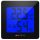 Ruhhy Hőmérő, Páratartalommérő és óra kék háttérvilágítással