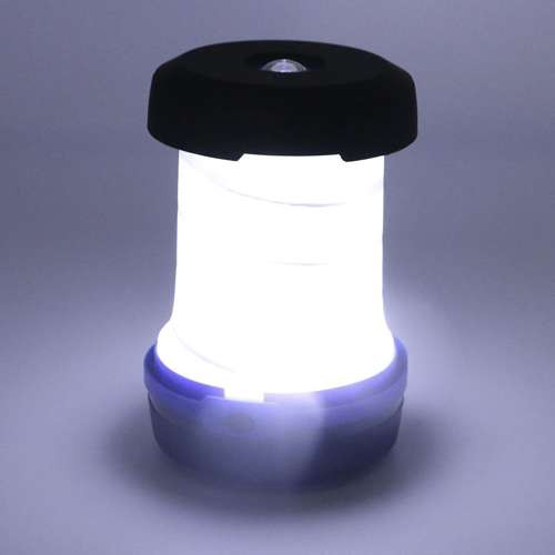 2in1 összecsukható turista lámpa - kék