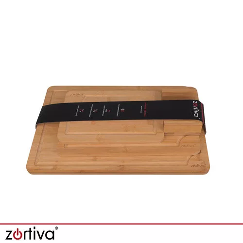 Bambusz vágódeszka - 3 db Zortiva