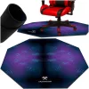 Dunmoon gaming székalátét, nyolcszögletű, csúszásmentes, vízálló, 120x120cm