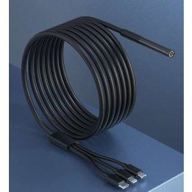   2 m-es endoszkóp kamera, 3 cserélhető fejjel (mágnes, tükör, horog)