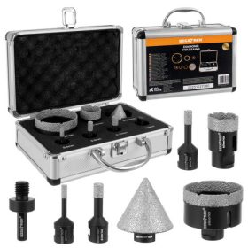   Gyémánt lyukfűrészek - 7 darabos készlet Bigstreeten 27080