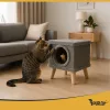 Loc de odihnă și stâlp de zgâriat și grajd Purlov pentru pisici
