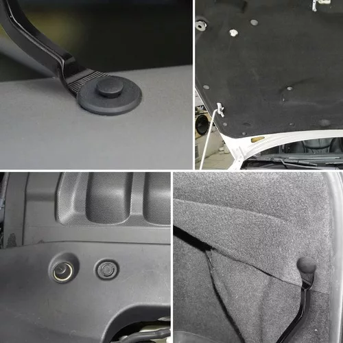 Csíptetőkészlet autókárpitokhoz, polipropilén, 620 db
