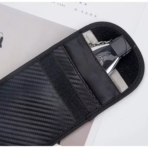 Lopásgátló tok autókulcshoz- 2 db-os készlet. Rfid Signal Blocker jelblokkoló Faraday box