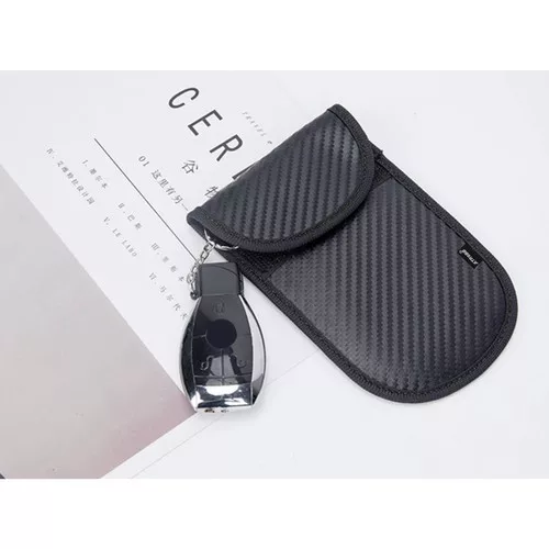 Lopásgátló tok autókulcshoz- 2 db-os készlet. Rfid Signal Blocker jelblokkoló Faraday box