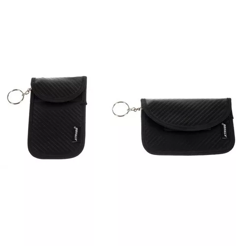 Lopásgátló tok autókulcshoz- 2 db-os készlet. Rfid Signal Blocker jelblokkoló Faraday box