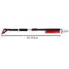 Xtrobb 24822 teleszkópos jégkaparó 3 funkciós, 86-103cm, fekete-piros