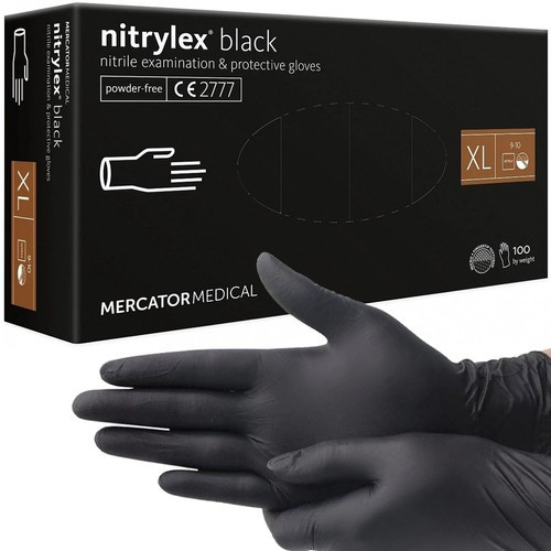 Nitril kesztyű 100 db. XL - fekete