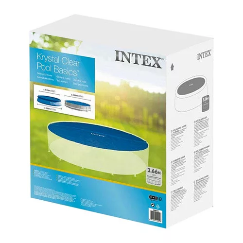 Napelemes medencetakaró INTEX 28012 medencefedés