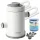 Intex 26602 Hydro Aeration medence szűrőszivattyú, szűrőteljesítmény 1250 l/h, alkalmas keretes medencékhez, átmérőig 305 cm, kompatibilis H típusú patron szűrő