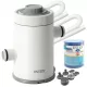 Intex 26602 Hydro Aeration medence szűrőszivattyú, szűrőteljesítmény 1250 l/h, alkalmas keretes medencékhez, átmérőig 305 cm, kompatibilis H típusú patron szűrő